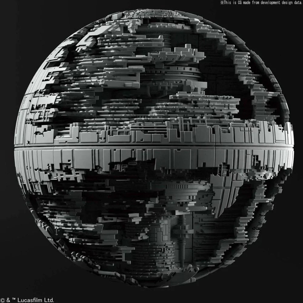 1:270000 STAR WARS DEATH STAR II and 1:14500 STAR DESTROYER