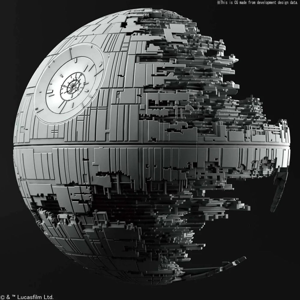 1:270000 STAR WARS DEATH STAR II and 1:14500 STAR DESTROYER
