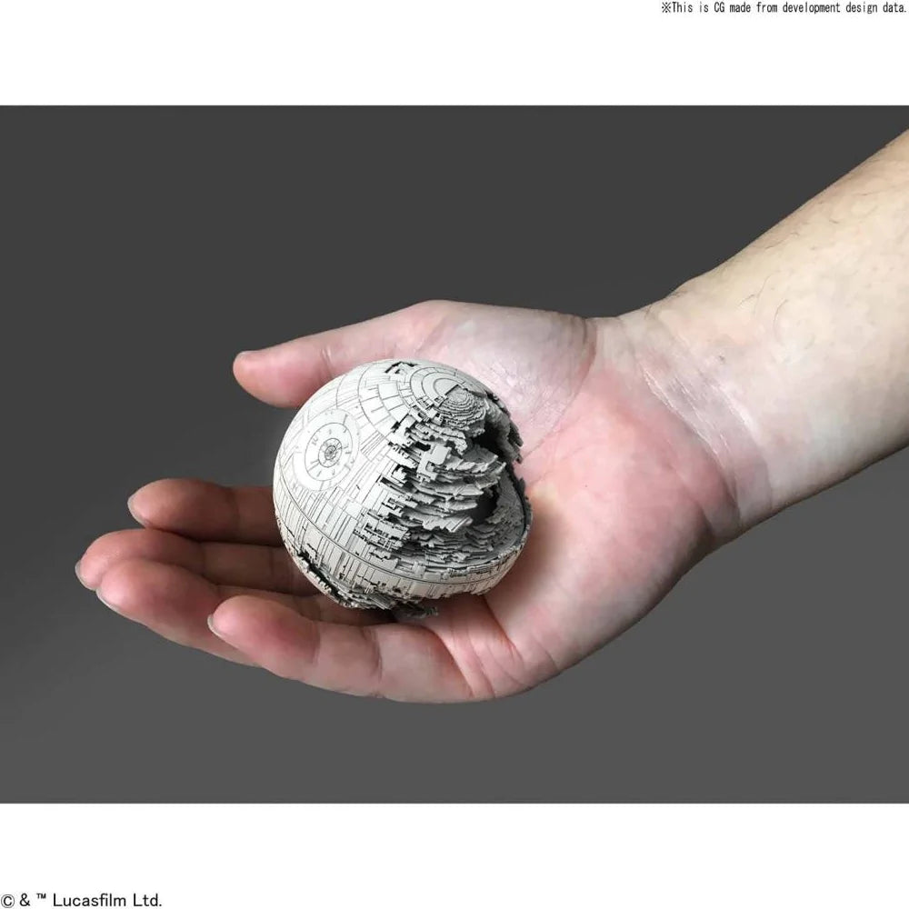 1:270000 STAR WARS DEATH STAR II and 1:14500 STAR DESTROYER