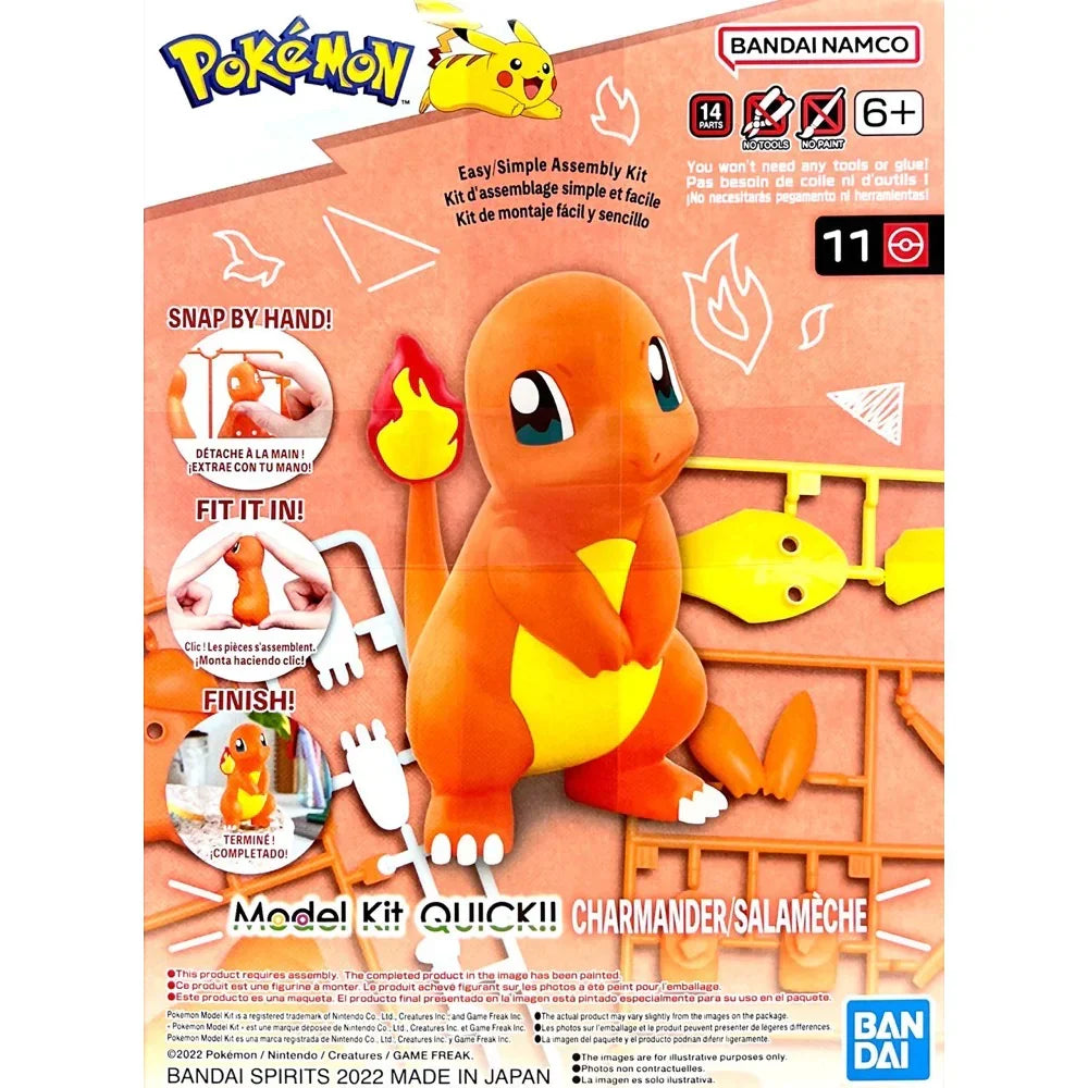 CHARMANDER Pokemon Model Kit QUICK!! 11