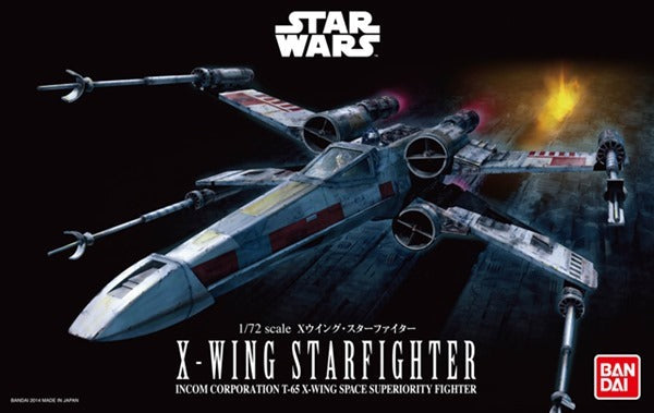 1:72 X-WING STARFIGHTER STAR WARS