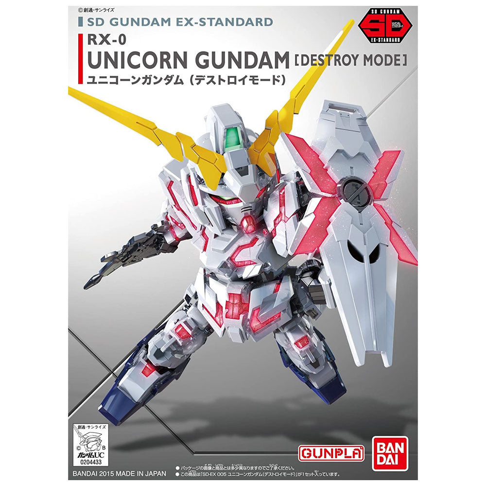 SD Gundam EX-Standard 005  Unicorn Gundam (Destroy  Mode)