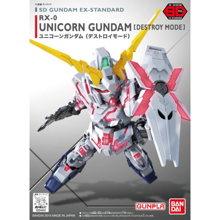 SD Gundam EX-Standard 005  Unicorn Gundam (Destroy  Mode)