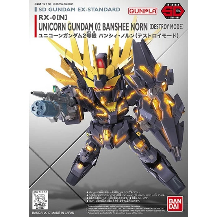 SD Gundam EX-Standard 015 Unicorn Gundam 02 Banshee  Norn (Destroy Mode)