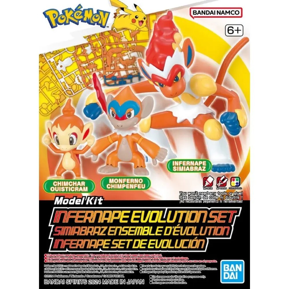Infernape Evolution Set - Pokemon Model Kit