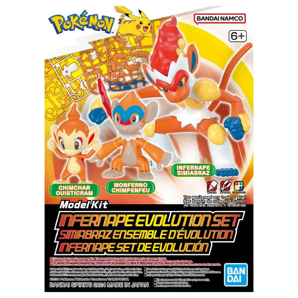Infernape Evolution Set - Pokemon Model Kit