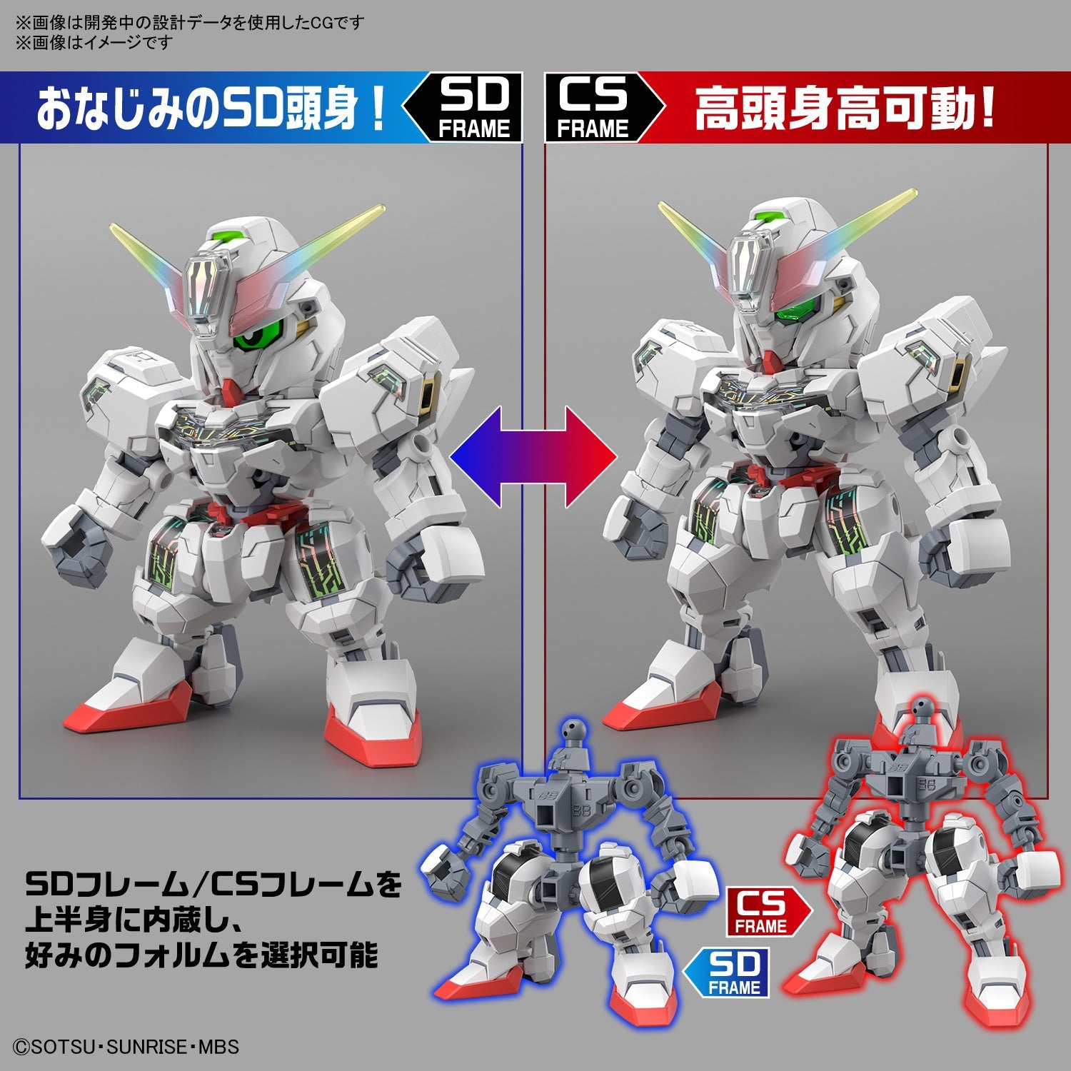 SD Calibarn Gundam Cross Silhouette