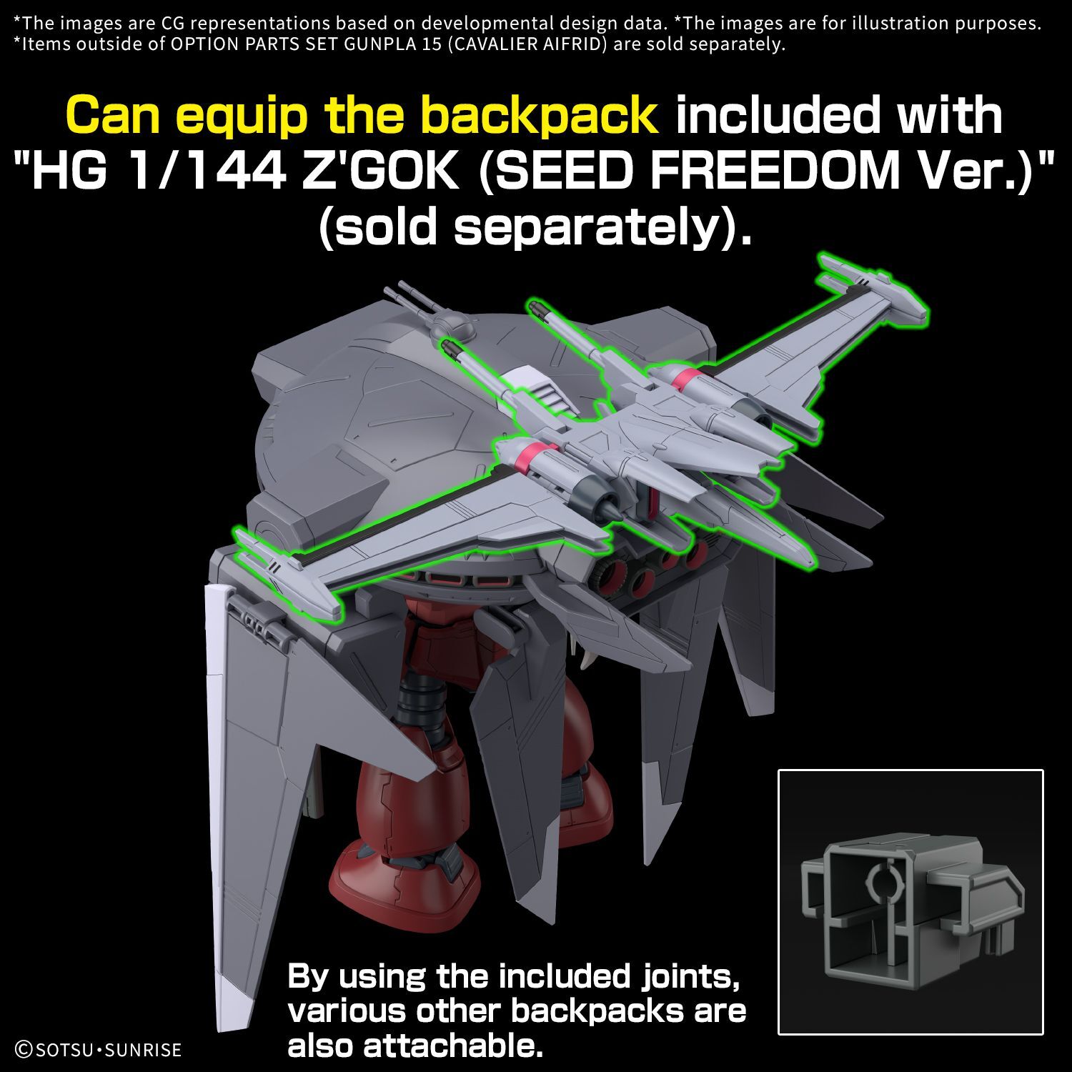 Option Parts Set Gunpla 15  (Cavalier Aifrid)