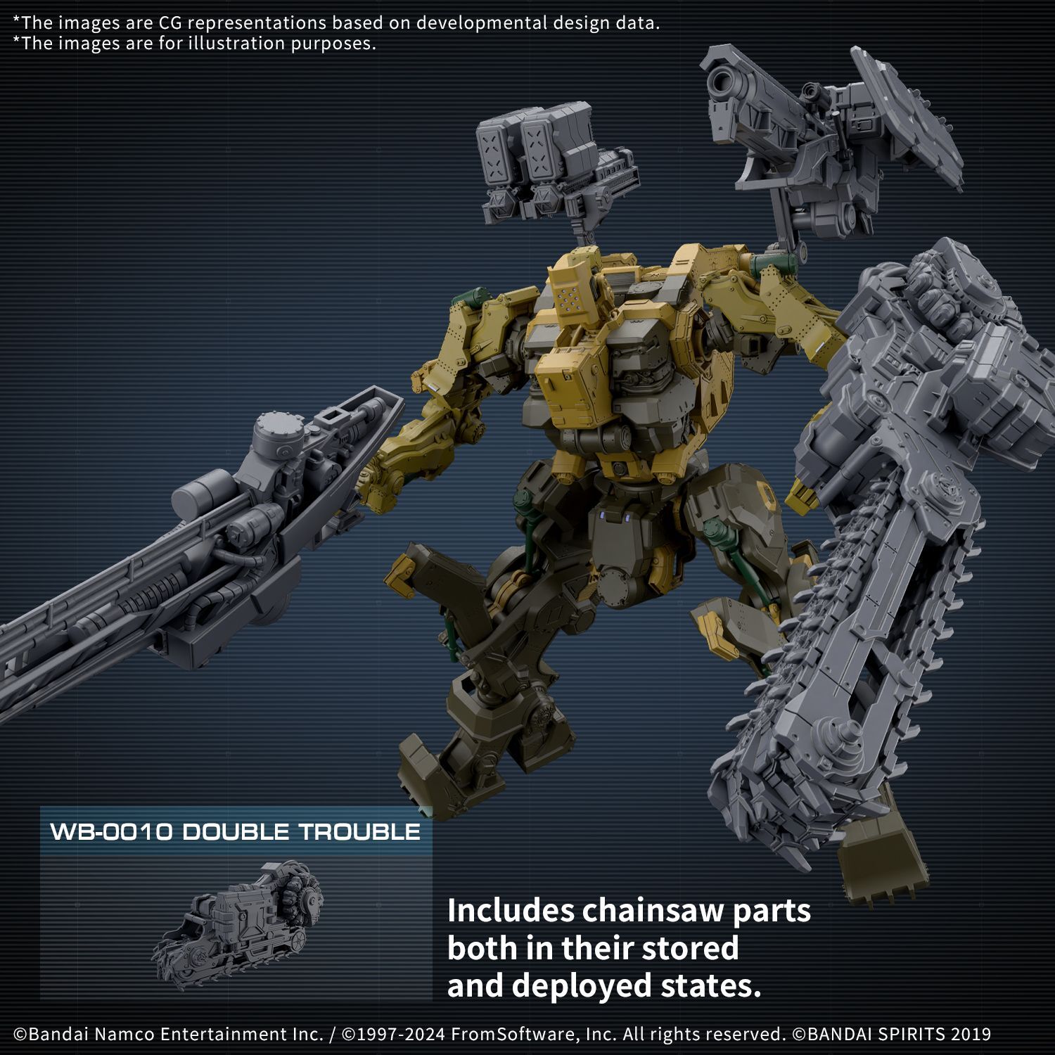 30MM Armored Core VI Fires of Rubicon Rad CC-3000 Wrecker Milk Tooth