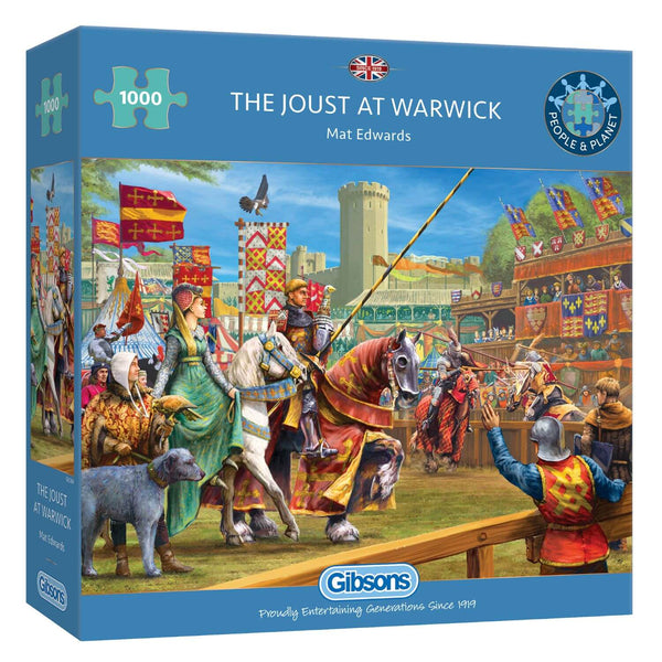 The Joust at Warwick 1000pc - Gibsons