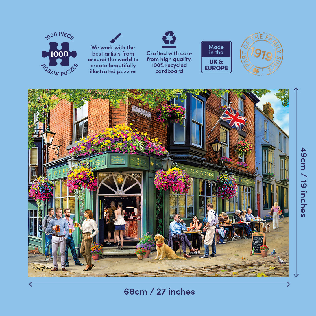 The King's Arms - Gibsons - 1000 pc