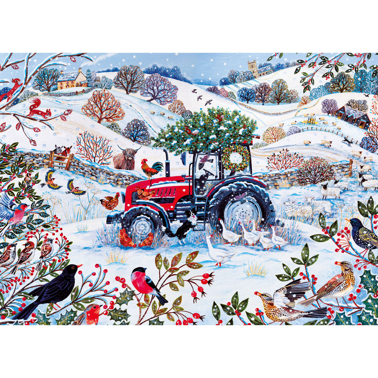 Festive Farm - Gibsons - 1000 pce