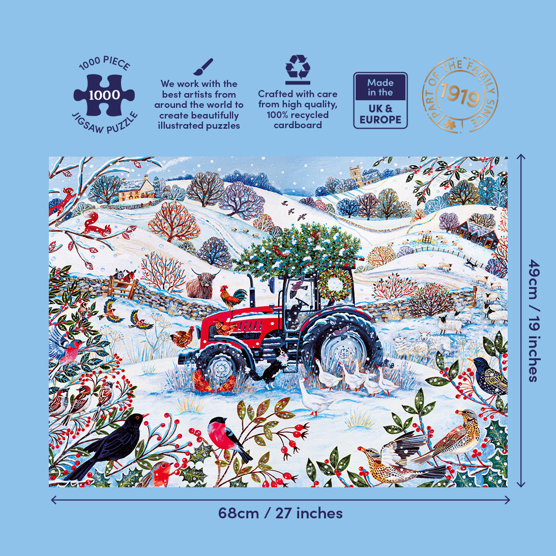 Festive Farm - Gibsons - 1000 pce