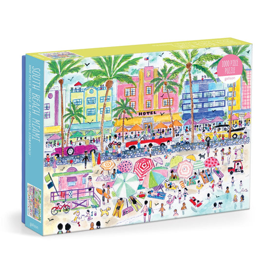South Beach Miami Michael Storrings - Puzzle 1000pc Galison