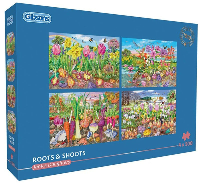 Roots and Shoots 4 x 500pcs - Gibsons