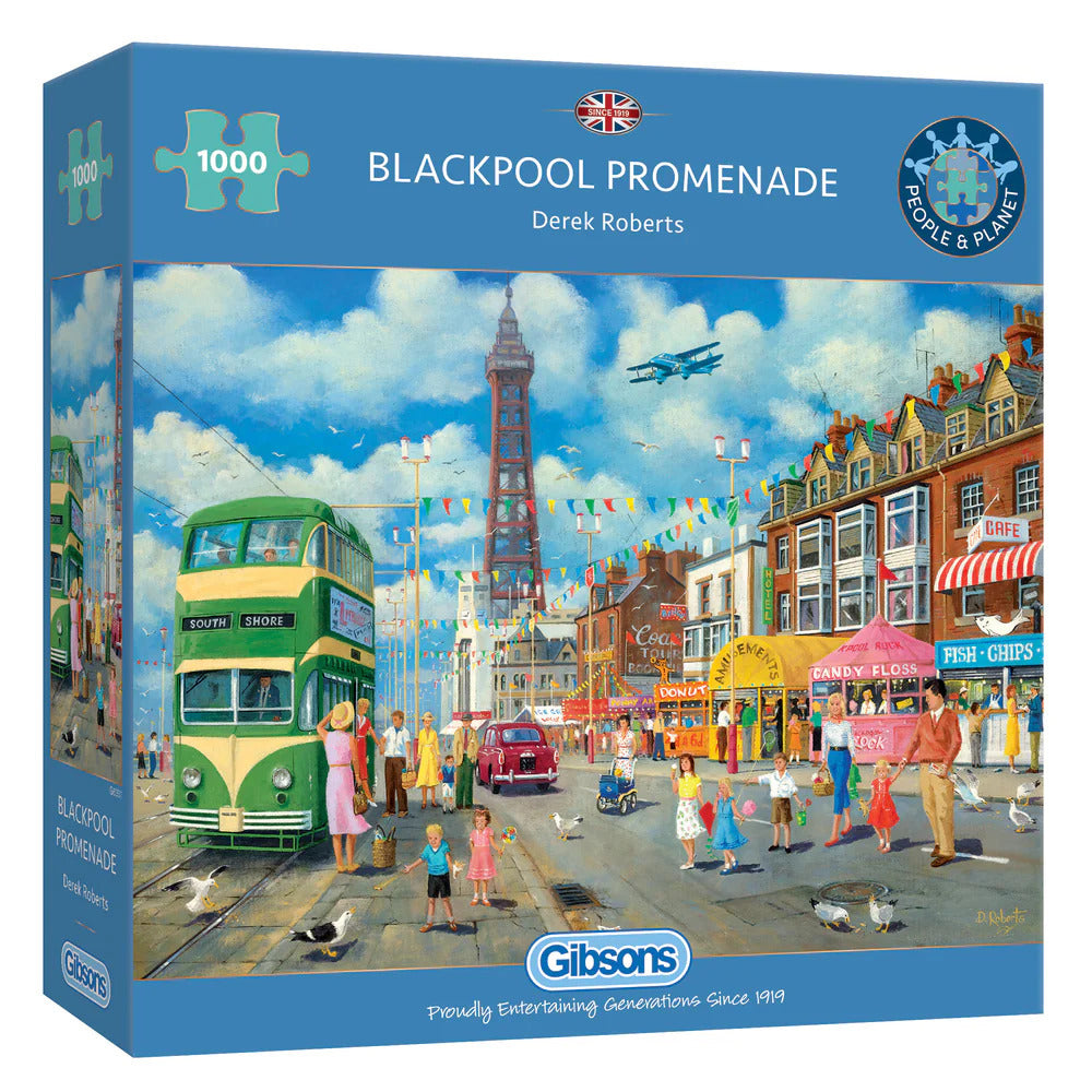 Blackpool Promenade 1000pc Gibson