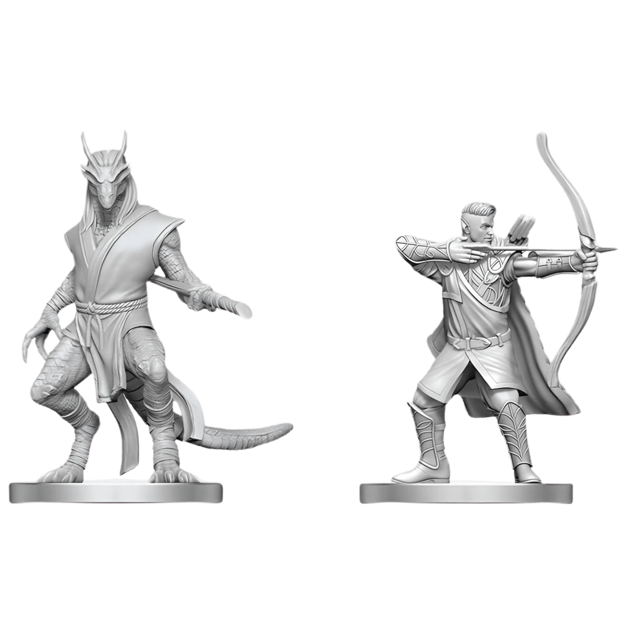 Elf Ranger Dragonborn Monk - D&D Nolzur's Marvelous Miniatures