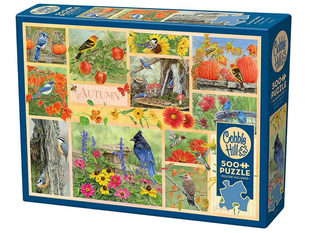 Autumn - Garden Birds in - Cobble Hill 500pc