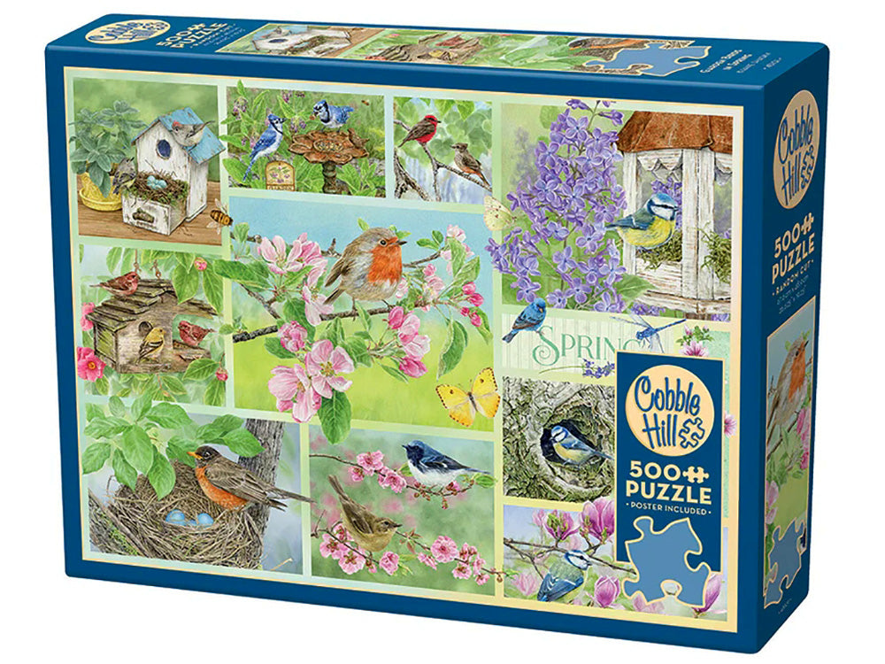 Spring - Garden Birds in - Cobble Hill 500pc