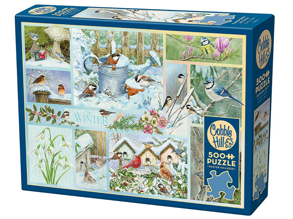 Winter - Garden Birds in - Cobble Hill 500pc
