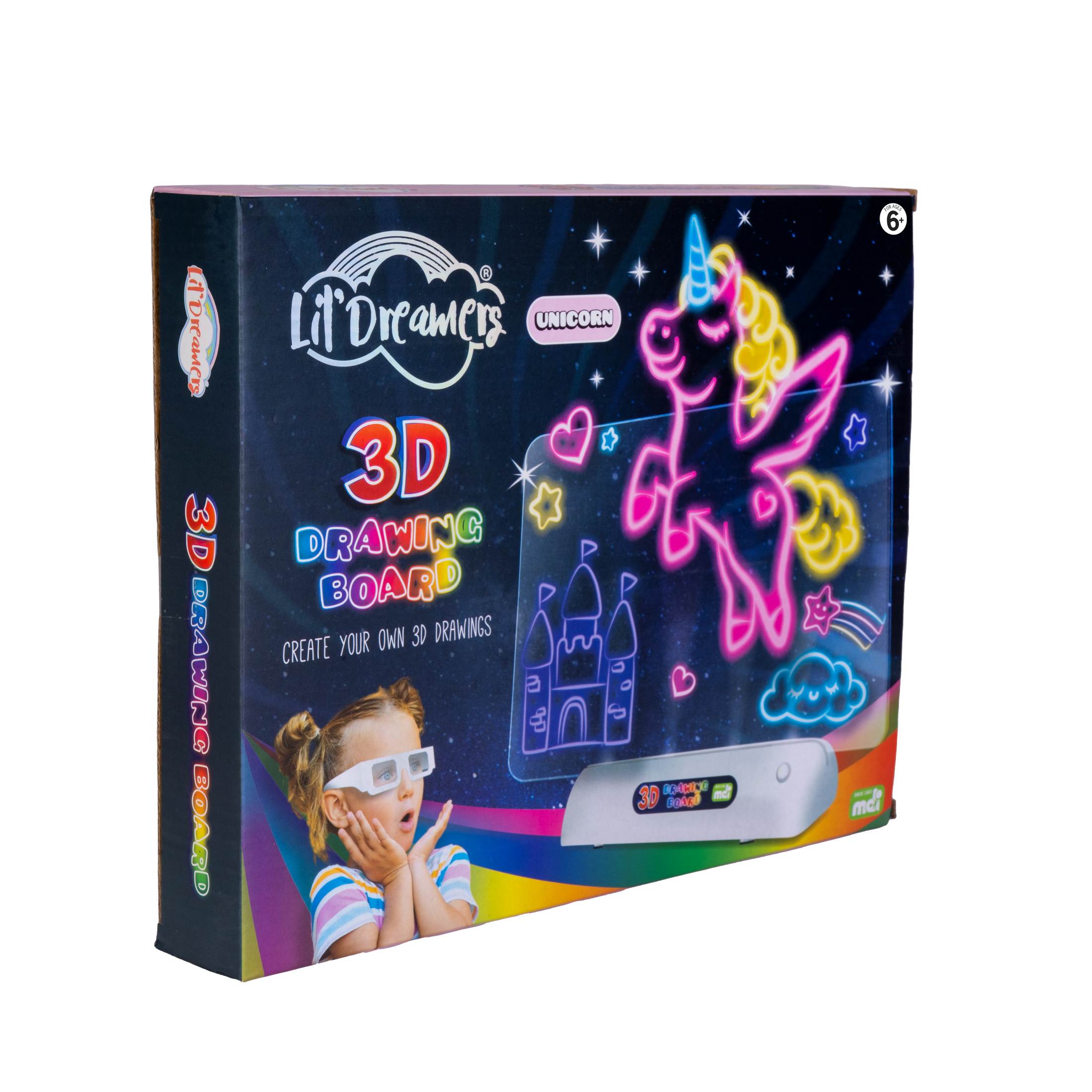 Unicorn - 3D Illuminate Drawing Board