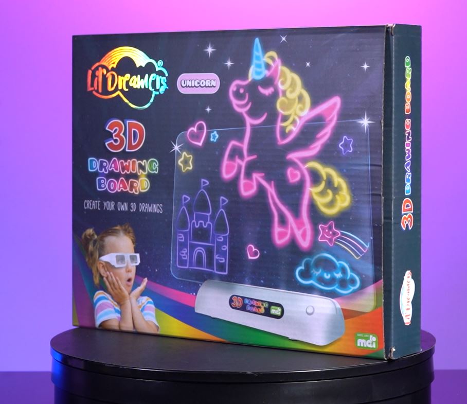 Unicorn - 3D Illuminate Drawing Board