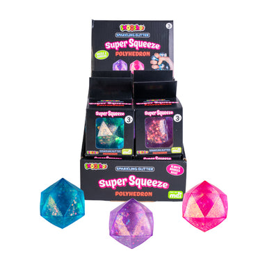 GLITTER JELLY POLYHEDRON  SMOOSHO