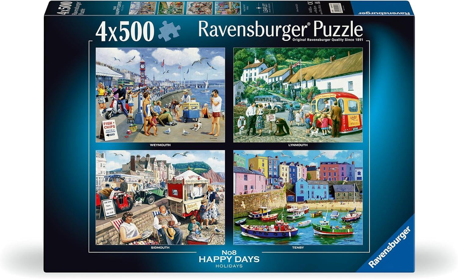 Happy Days No.8 Holidays 4x500p - RAVENSBURGER