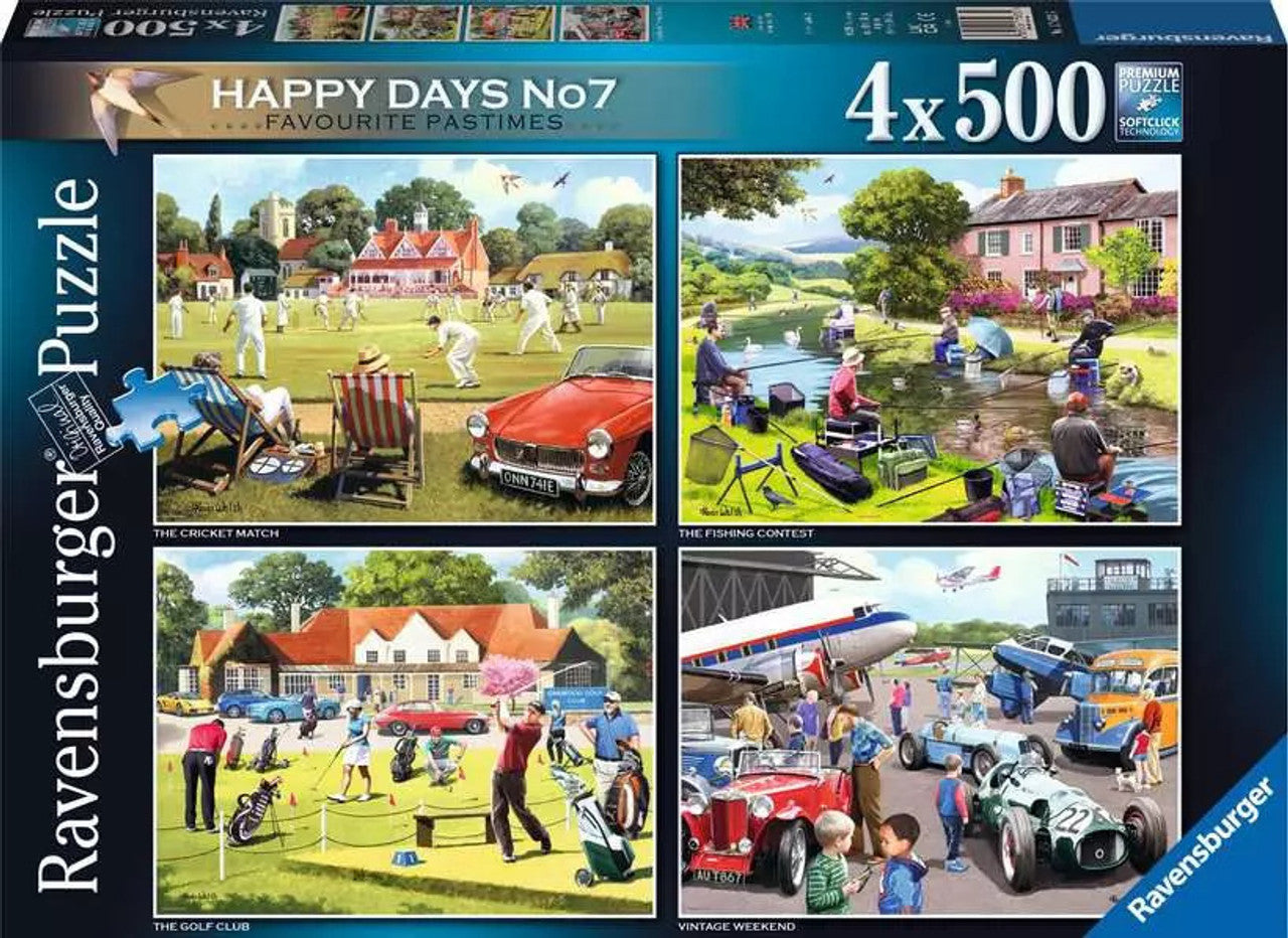 Happy Days No 7 Favourite Pastimes 4x500p - RAVENSBURGER