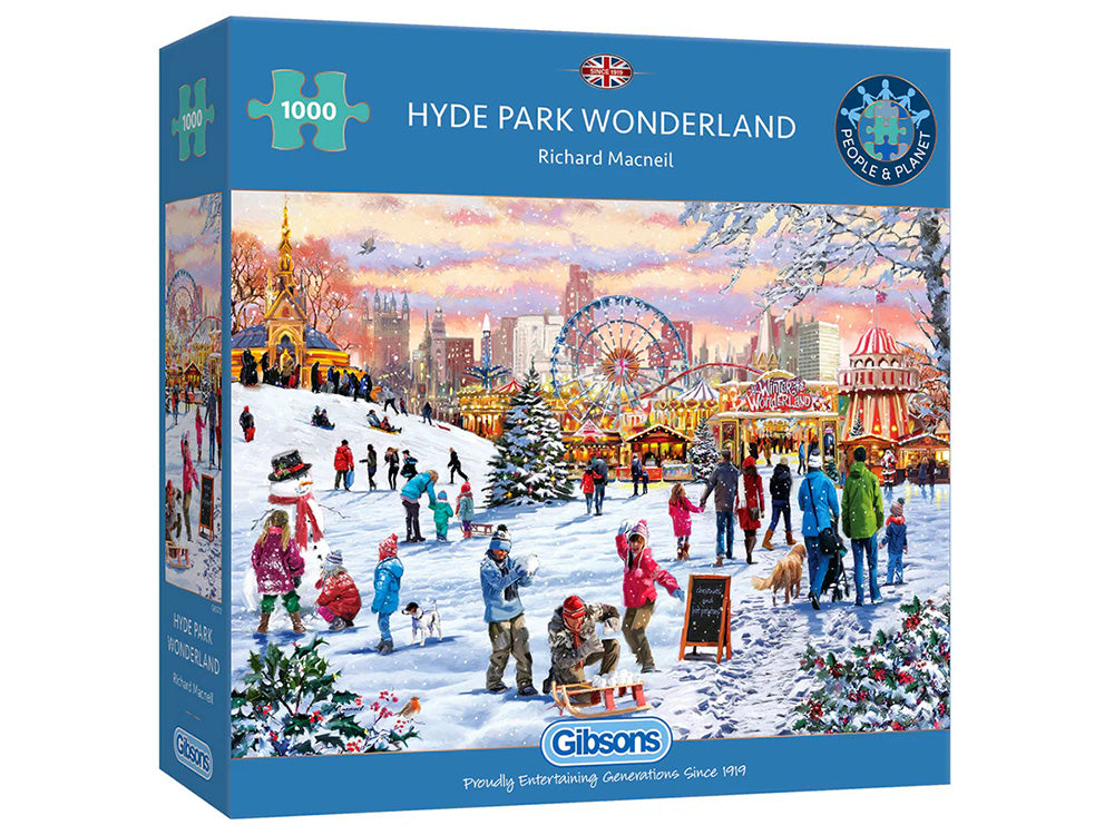 Hyde Park Wonderland 1000pc - Gibsons