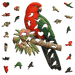A5 King Parrot Wooden Puzzle - Puzzle ART