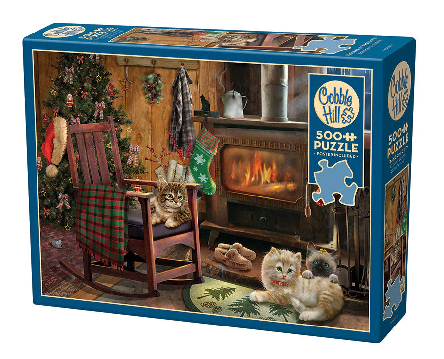 Kittens by the Stove - Cobble Hill 500pc