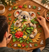 A5 Koala Blossoms & Bites Wooden Puzzle - Puzzle ART