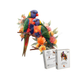 A5 Lorikeet Pair Wooden Puzzle - Puzzle ART