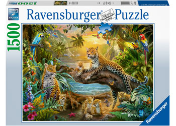 Leopards in the Jungle (Savanna Coming to Life) 1500pc - Ravensburger