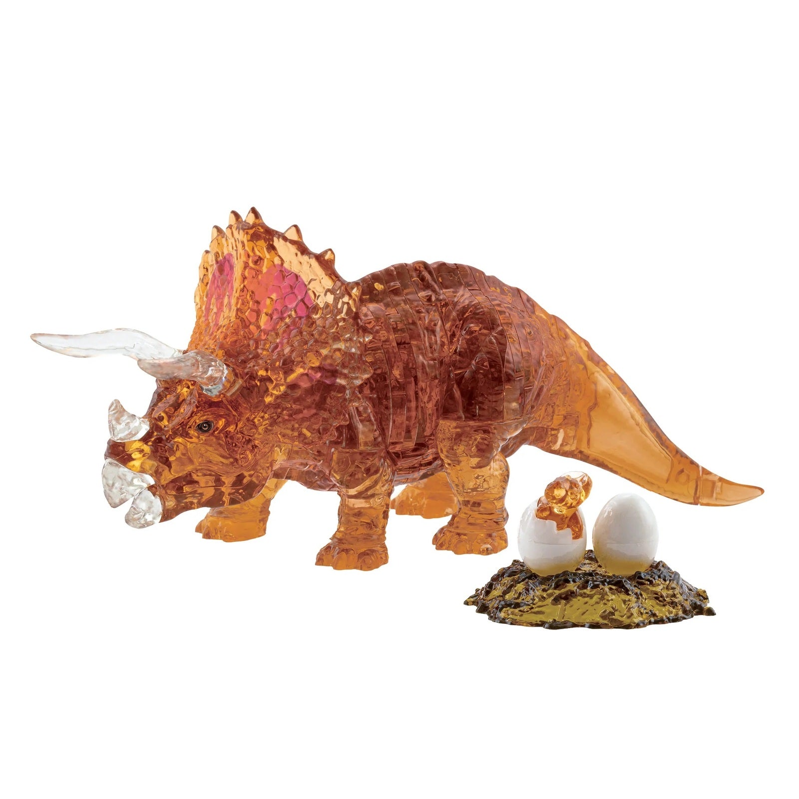 Triceratops Brown - 3D Crystal Puzzle