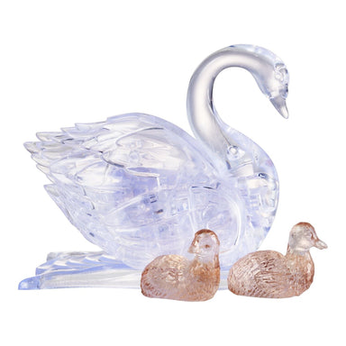 SWAN WITH BABIES 3D CRYSTAL PUZZLE