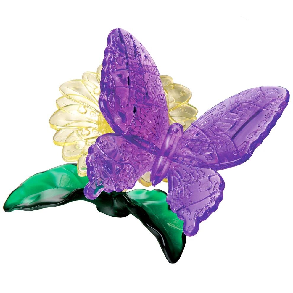 PURPLE BUTTERFLY 3D CRYSTAL PUZZLE