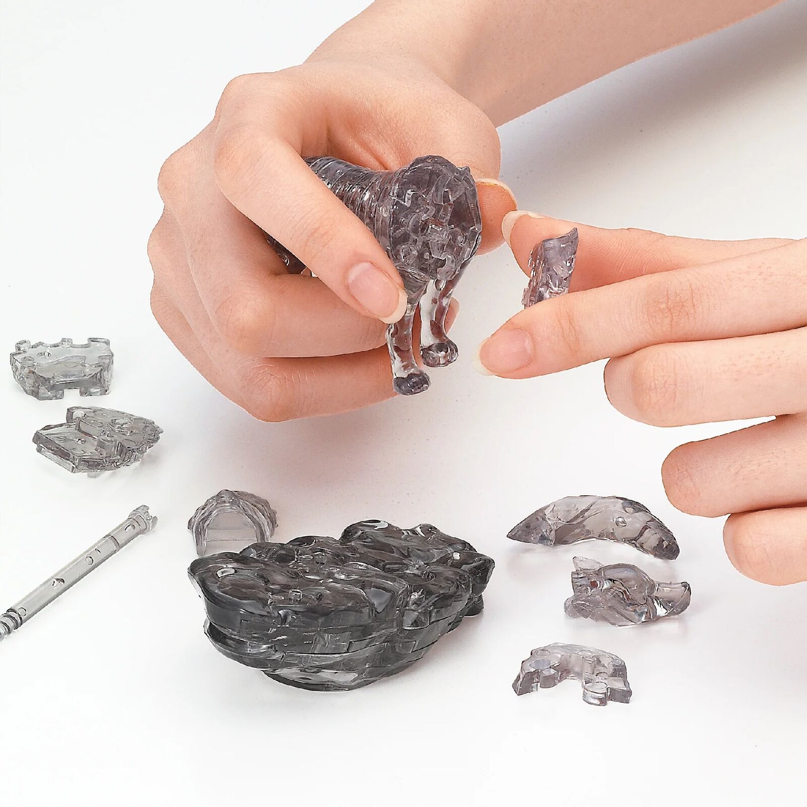 Black Wolf - 3D Crystal Puzzle