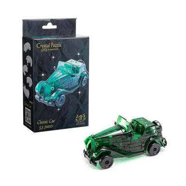 GREEN CLASSIC CAR 3D CRYSTAL PUZZL