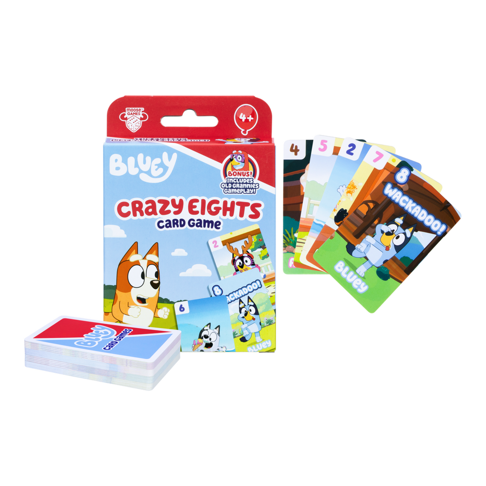Bluey Crazy Eights Card Game