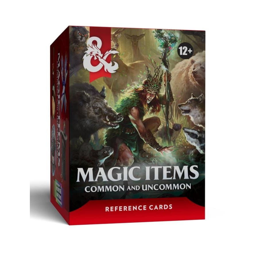 Magic Items: Common and  Uncommon - D&D Reference Cards