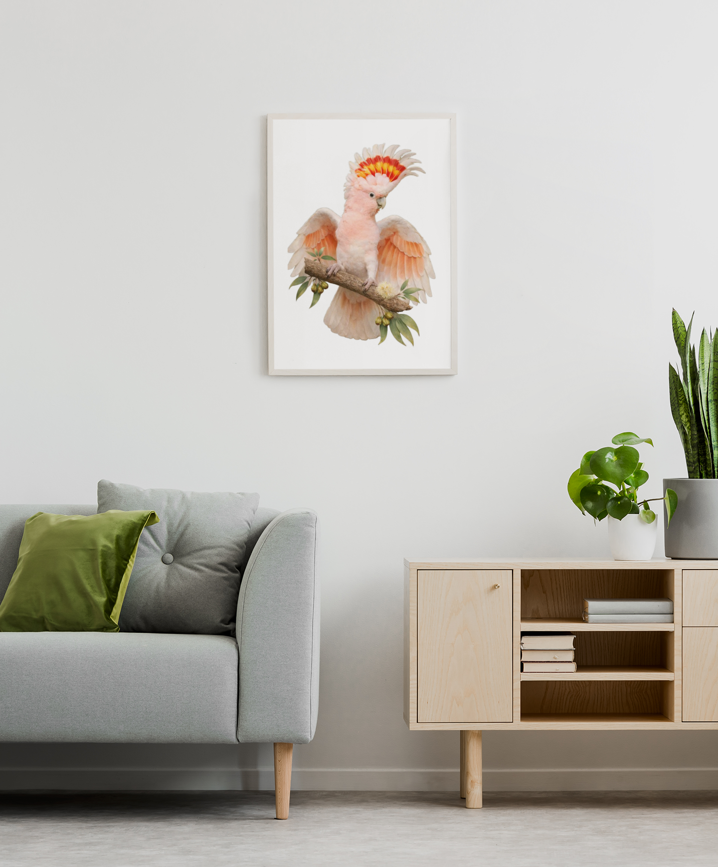 A3 Major Mitchell's Cockatoo Wooden Puzzle - Puzzle ART