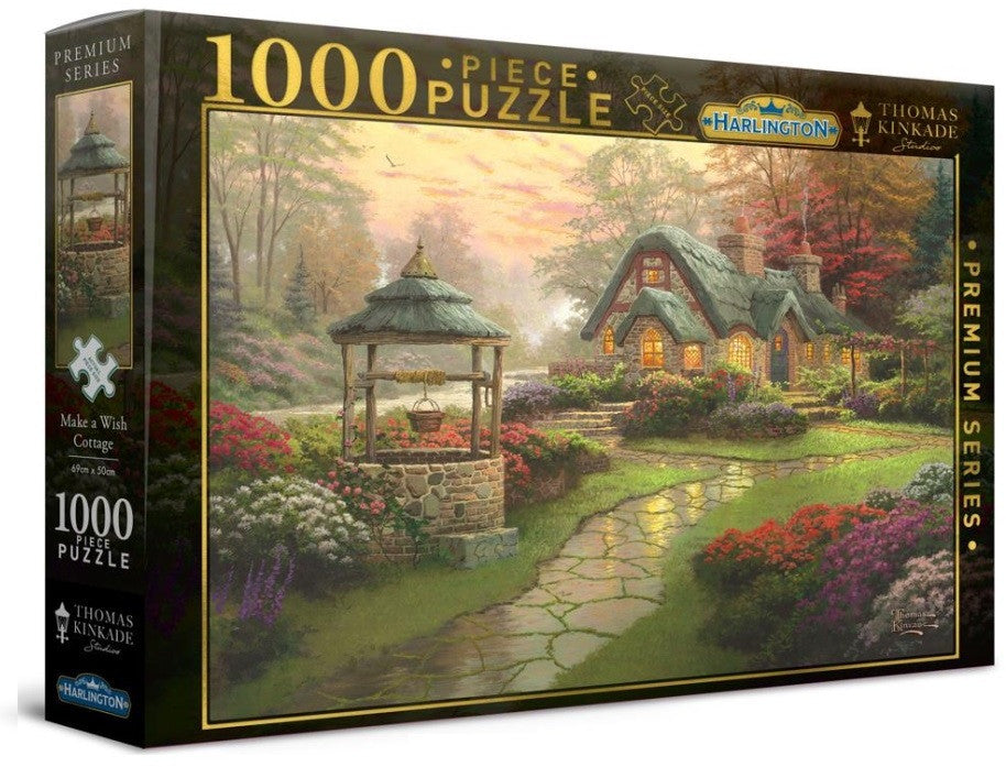 Make a Wish Cottage 1000 pieces - Harlington Thomas Kinkade
