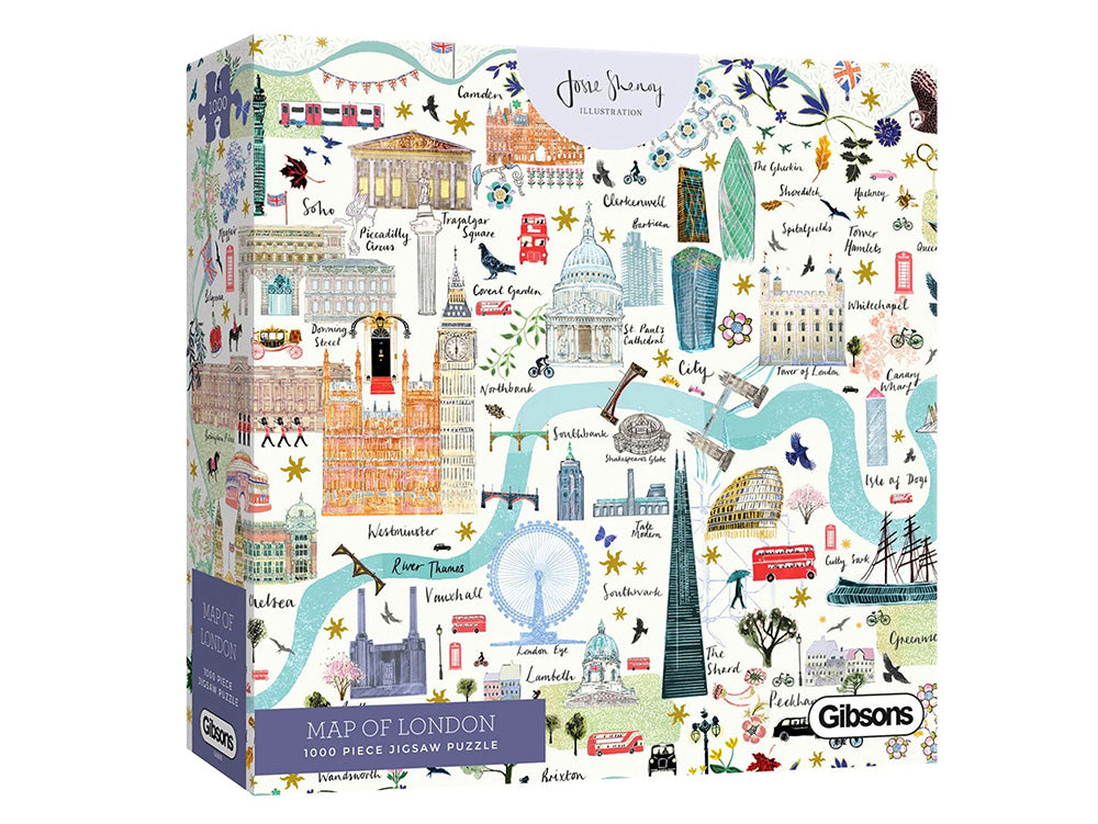 Map of London - Gibson - 1000pc