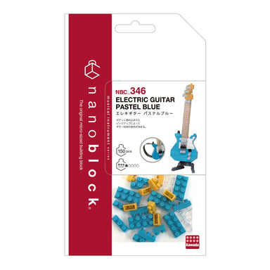 Electric Guitar Pastel Blue *NEW* - Nanoblock