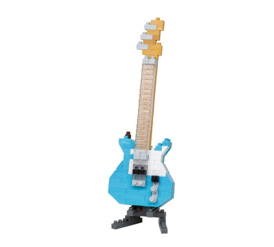 Electric Guitar Pastel Blue *NEW* - Nanoblock
