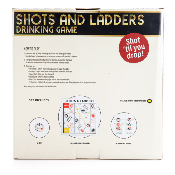 Shots and Ladders- Drinking game