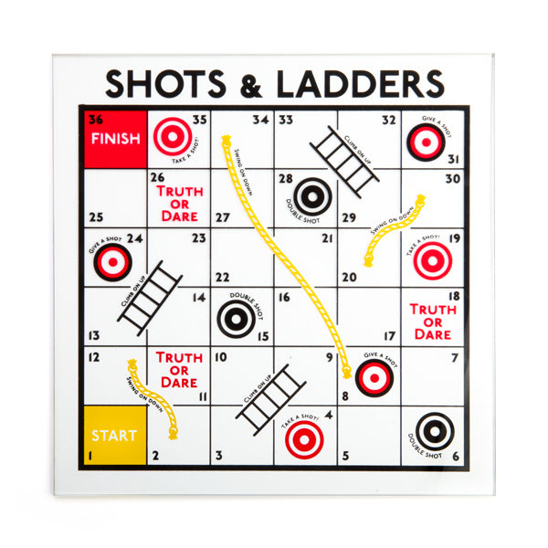 Shots and Ladders- Drinking game