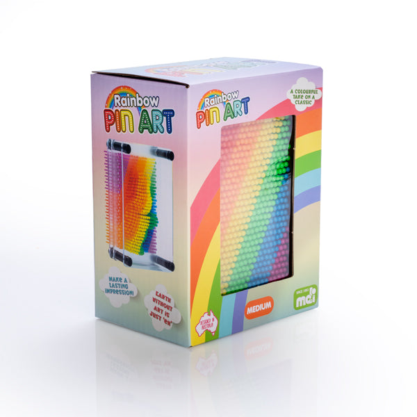 Small Rainbow Pin Art